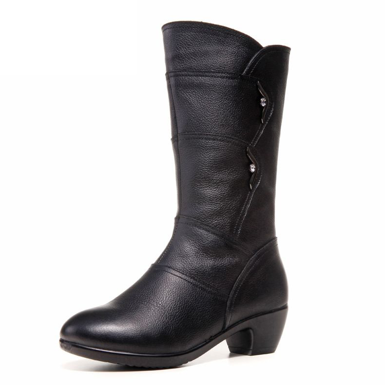 Bottes femme GIOVANNI en En cuir - Ref 3355474 Image 5