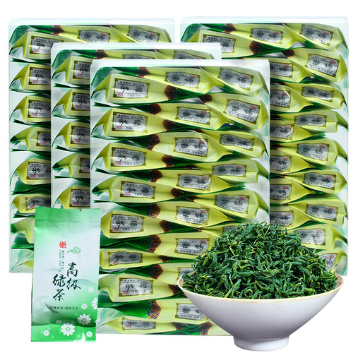 Wholesale mountain cloud mist green tea spring tea fragrant tea new tea Biluochun Maojian independent small bubble bean fragrant green tea PC box
