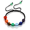 Rainbow bracelet for yoga, accessory, 8mm, European style, suitable for import