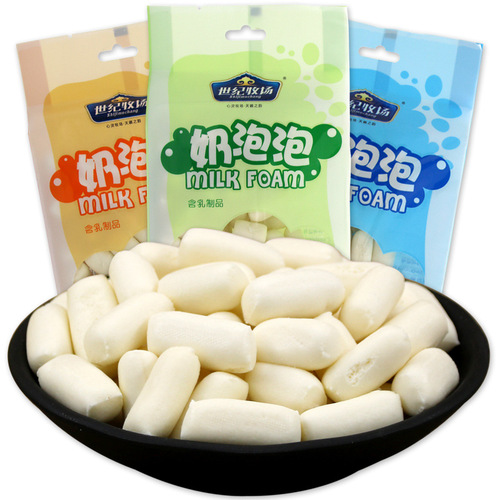Century Ranch Milk Bubble Inner Mongolia Cheese Specialty Crispy Milk Bean Original Yogurt Flavor Corn Flavor Snack 100g