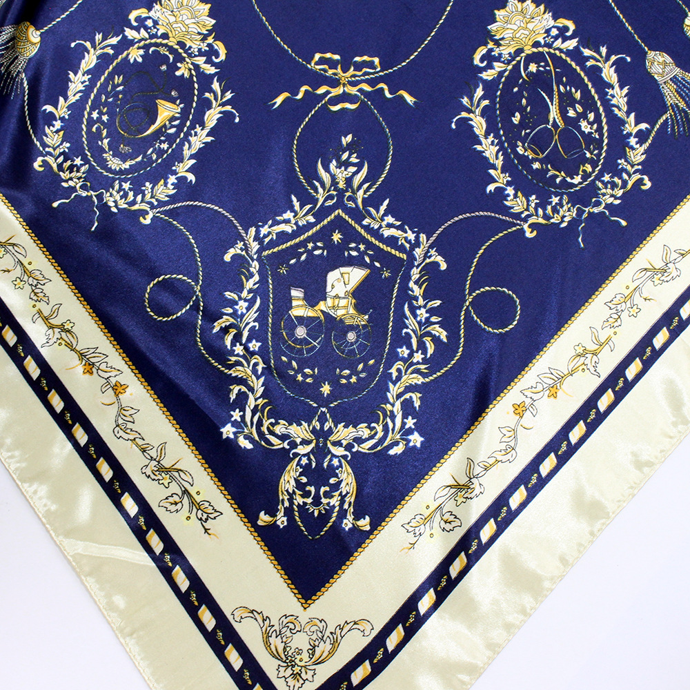 Elegant Style Women's Elegant Geometric Satin Printing Scarves & Gloves