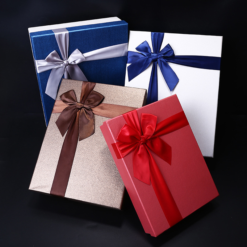 礼品盒长方形大号礼物盒子衬衫盒礼物包装盒礼品纸盒礼盒现货