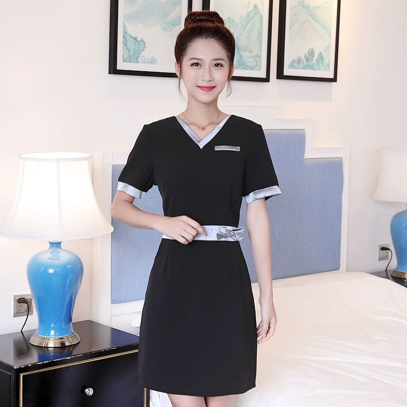 Осенне-зимний салон красоты здоровье массажист рабочая одежда New SPA Club педикюр платье косметолога женское