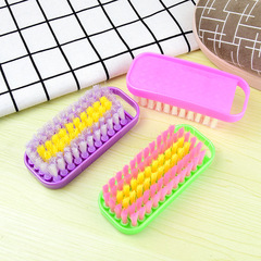 Lightweight and hangable colored bristle laundry brush nylon soft bristle shoe and clothing decontamination cleaning brush plus LOGO808