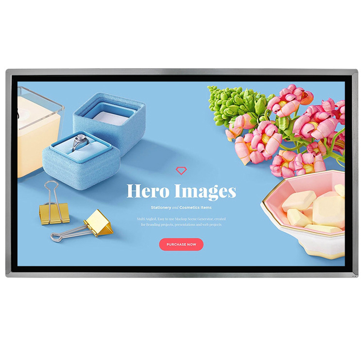 84 liquid crystal Wall hanging Monitor high definition liquid crystal monitor Meeting Manufactor Security advertisement Large screen