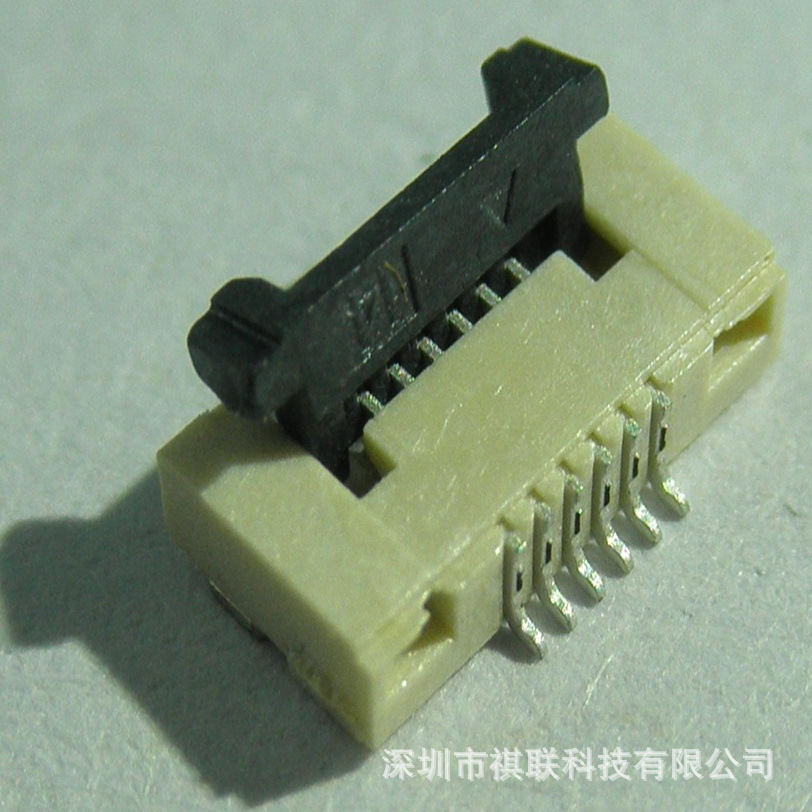0.5pitch 1.5H 6pin FPC  ½ SMT ZIF 