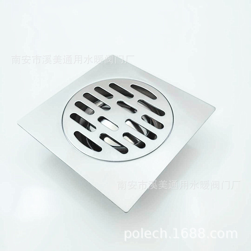 廠家直銷不鏽鋼單雙用洗衣機地漏 防堵塞加厚10*10防臭下水器地漏