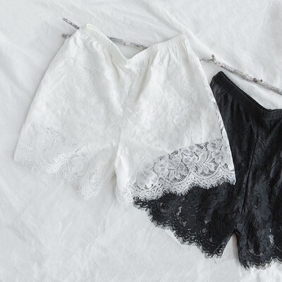 new pattern Anti emptied Safety trousers summer Thin section Internal lap Underwear Primer sexy Lace shorts DK17