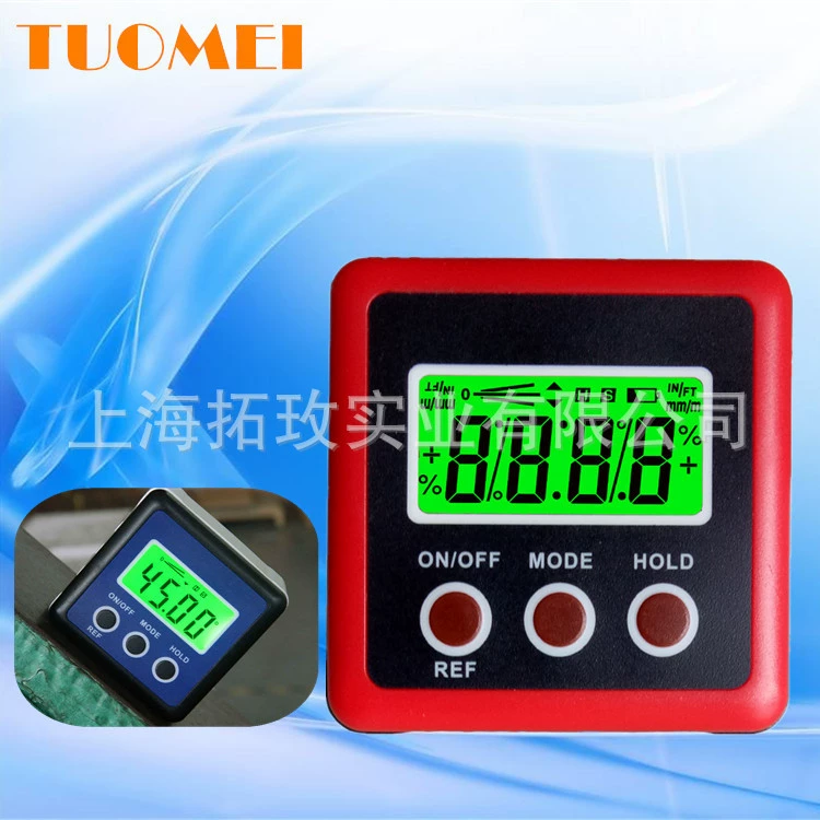 3 клавиши с сильным магнитным цифровым дисплеем Инклинометр угловая линейка угломер электронный транспортир измеритель наклона измеритель уровня коробка наклона