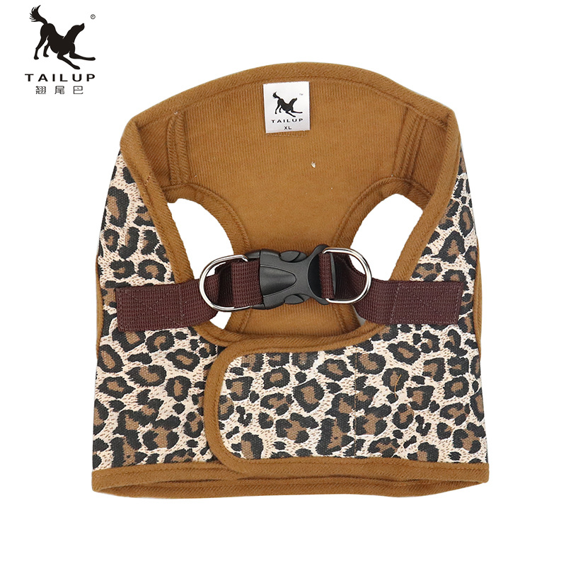 翘尾巴狗背心牵引绳 宠物用品 狗狗衣服狗胸背带亚马逊跨境速卖通
