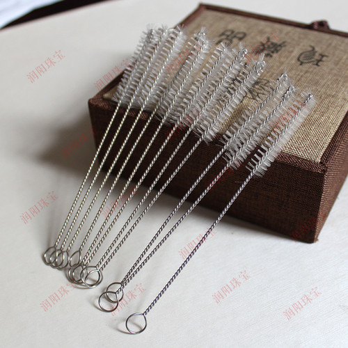 Manufacturer wholesale direct selling price crystal pipe accessories special smoking pipe cleaning brush cigarette holder small brush cleaning brush