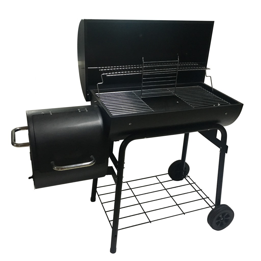 Horno de barbacoa en forma de barril de aceite horno de barbacoa de 45cm de diámetro doble estufa niño y madre barbacoa horno al aire libre