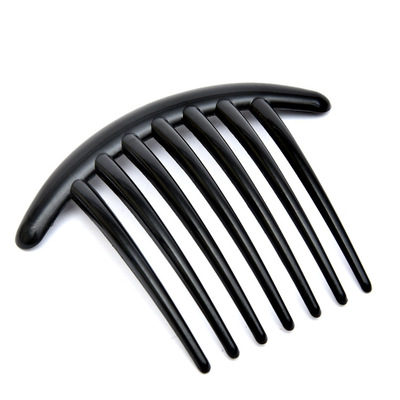 8cm*10cm 热卖 7齿发梳DIY材料韩国发饰配件 树脂 插梳发梳