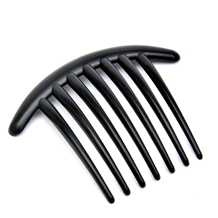 8cm*10cm 热卖 7齿发梳DIY材料韩国发饰配件 树脂 插梳发梳