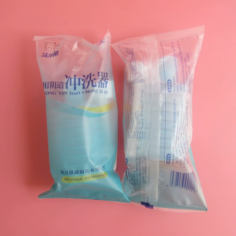 Вагинальный ирригатор Enwei Jieeryin, 200 мл, одноразовый Телескопический гинекологический очиститель для интимных частей