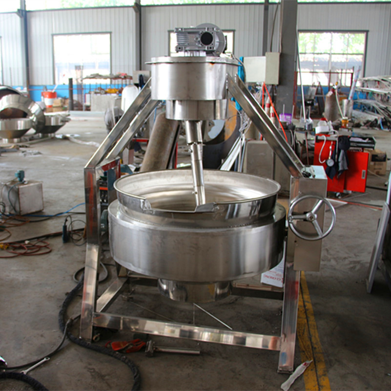 手动式燃气行星搅拌炒锅 半自动行星搅拌炒锅 月饼馅料搅拌炒锅