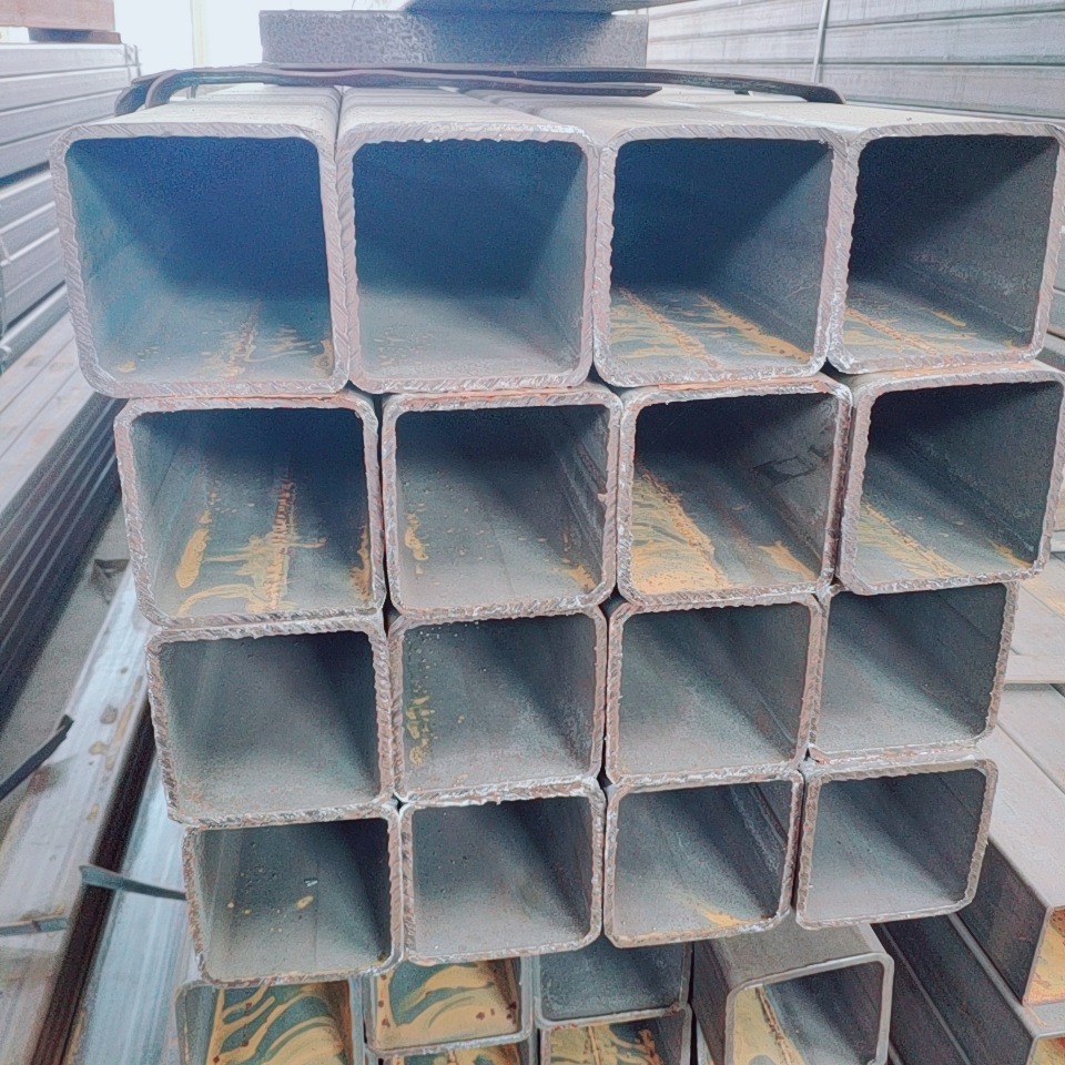 厂价直销 友发管材方矩管幕墙电力太阳能汽车底盘黑方管 规格齐全