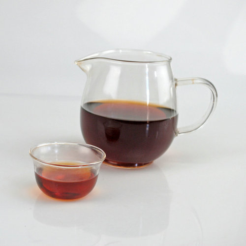Source Tea Factory Pu-erh Tea Wholesale Pu-erh Tea Cake Old Bannian Zhang Spring Ancient Tree Pure Raw Material Fermented Pu-erh Dark Tea Cake