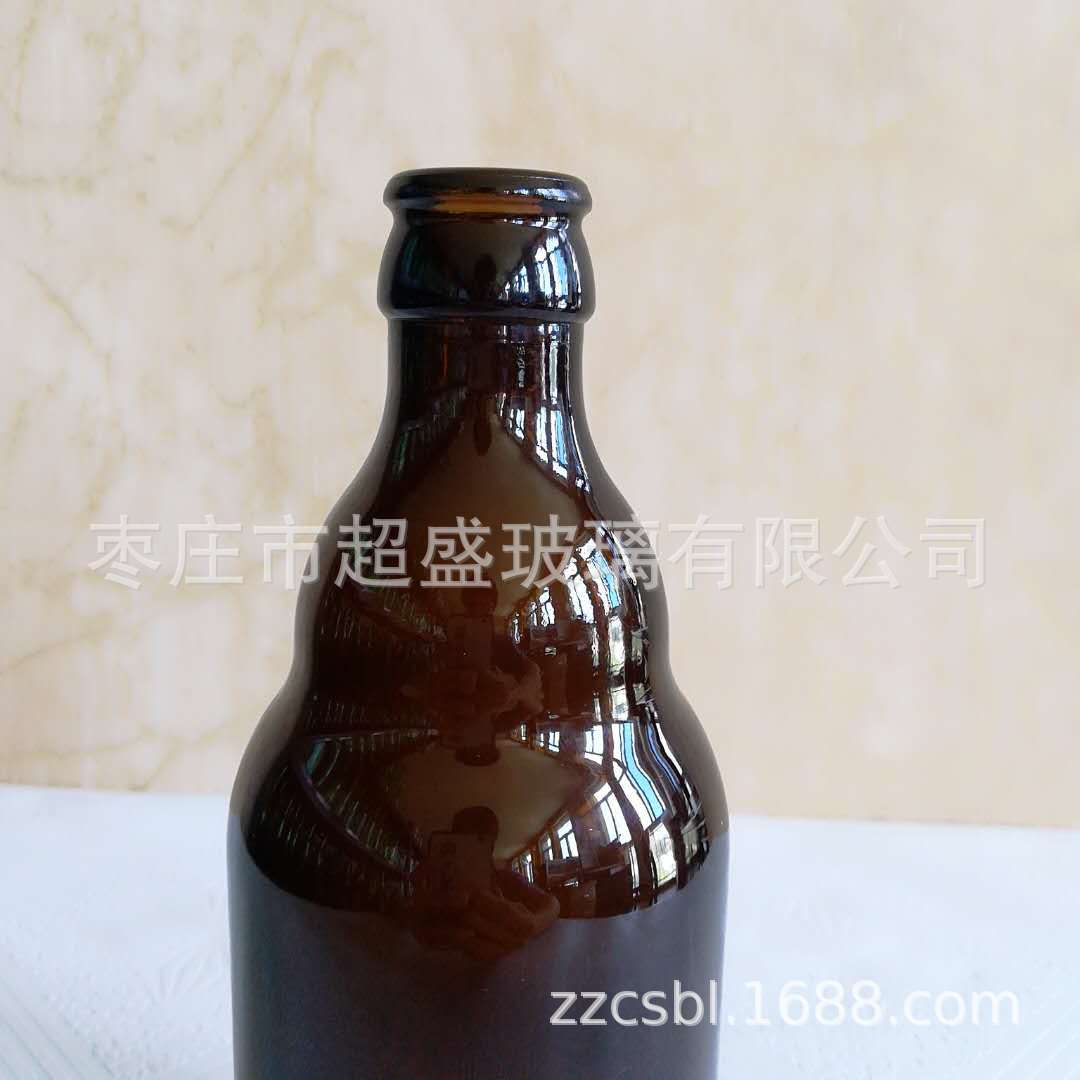 厂家销售 330ml 棕色玻璃瓶  压盖啤酒瓶  精酿啤酒瓶