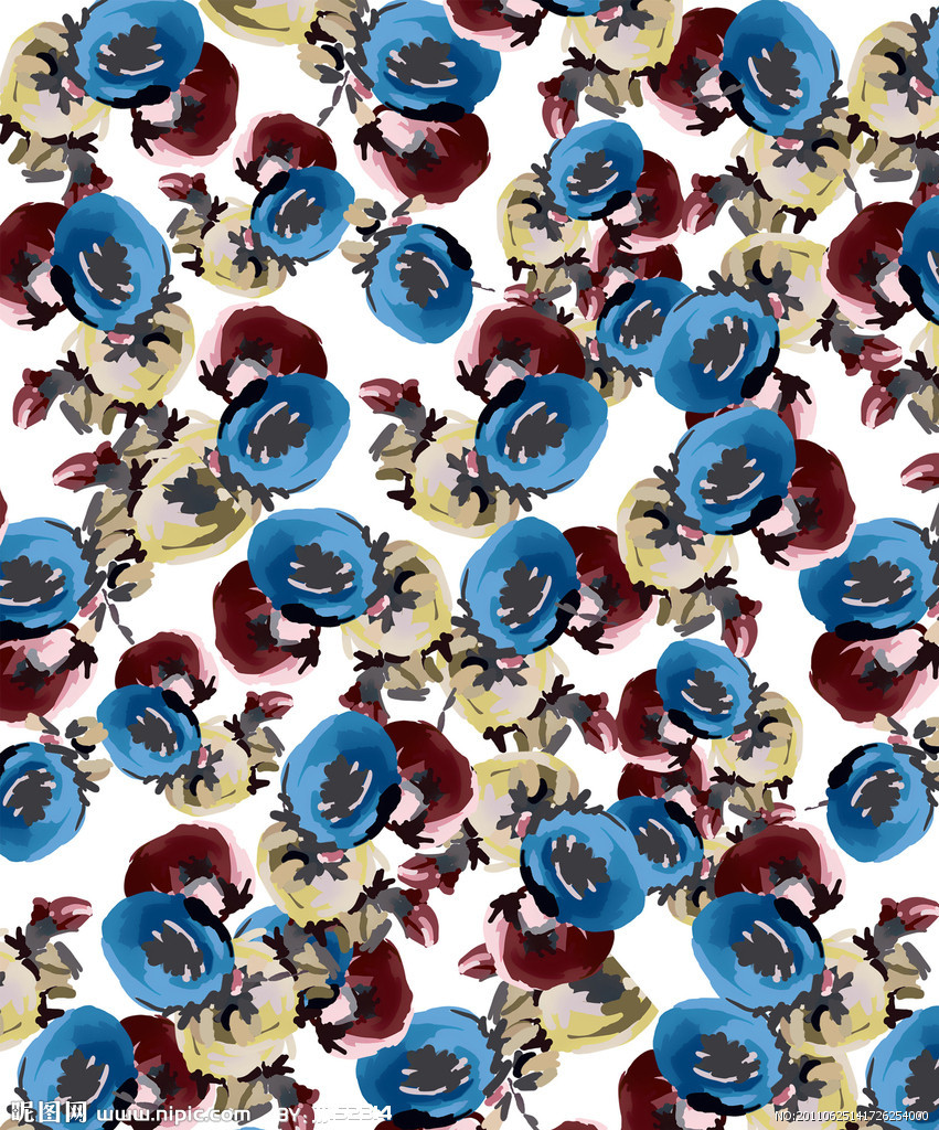 厂家PVC皮革面料数码印花全涤面料热转印印花皮革面料PU印花