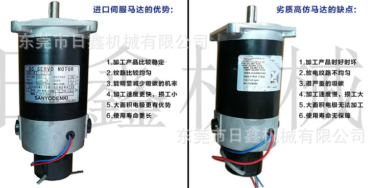 日鑫马达对比