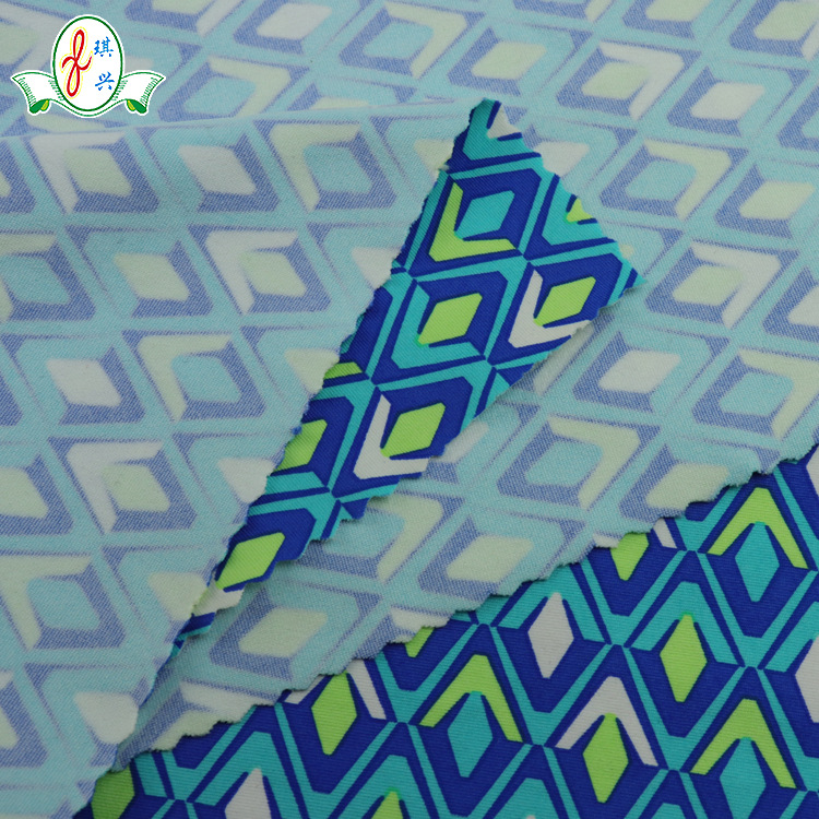 QX1918���޵���ƽ�ƹ�м�������ӡ����֯Ӿ�����ϱ�ɫ�����¿�