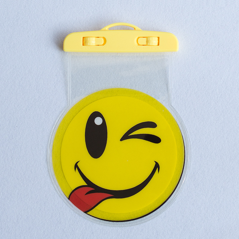 手机防水袋 漂流游泳透明PVC卡通手机防水袋防水套批发 立体卡通