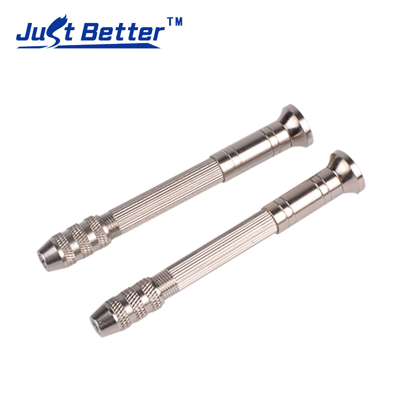 美商27件套手捻钻套组高速钢全磨钻全铜杆体2个铜夹头