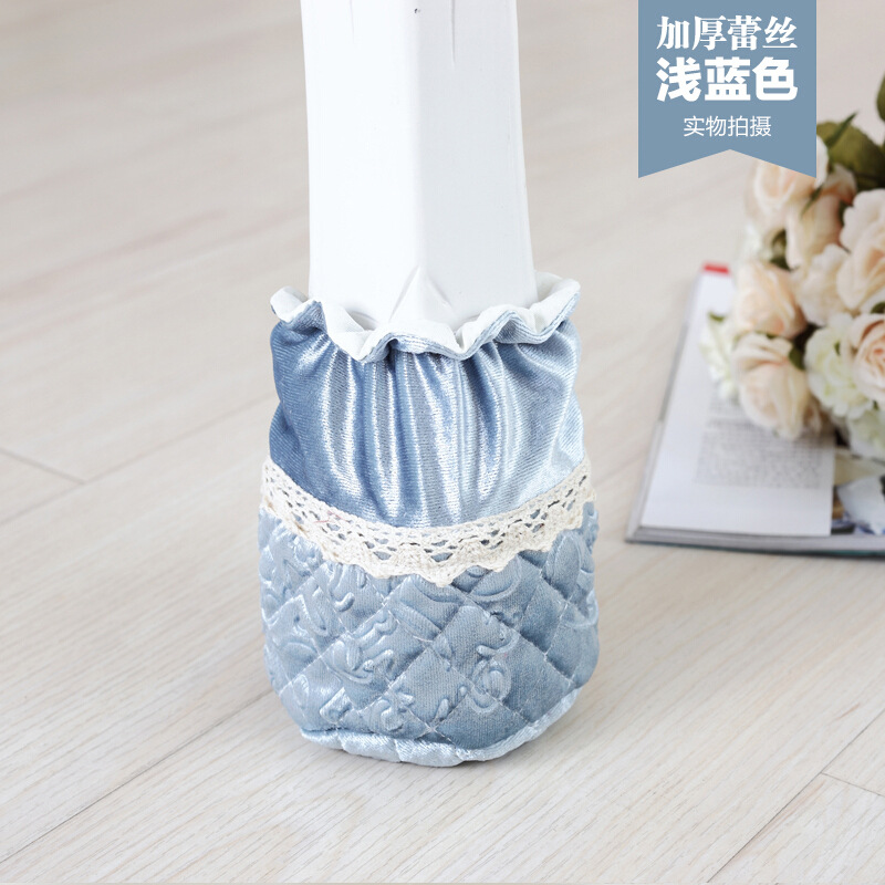 Una variedad de mesa de felpa y silla cubierta de pie mesa y silla almohadilla de pie sofá cubierta de pie cama cubierta de pie máquina lavable