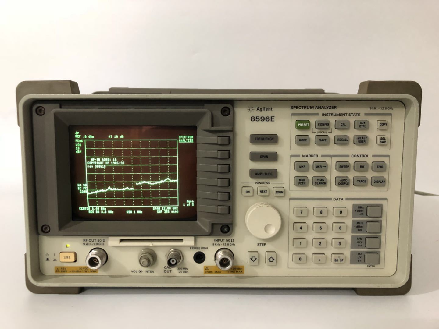 8596E频谱分析仪 HP惠普/安捷伦Agilent 9KHz-12.8GHz