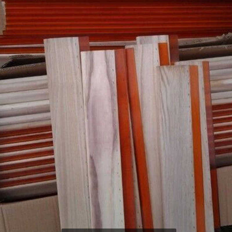 丝网印刷油墨用 木柄刮刀 刮板 水性油性丝网版用优质刮胶1米特价