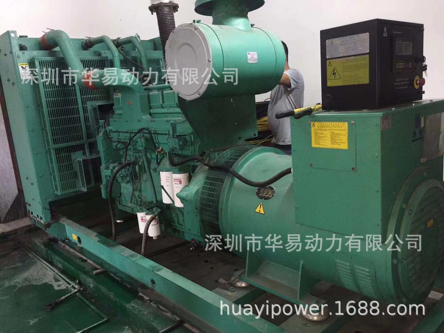 供应广东湛江9成新二手Cummins康明斯KTAA19-G6A柴油发电机550KW