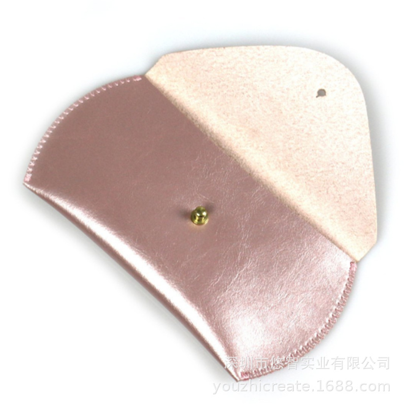 超纤皮革无线鼠标防尘皮套 定制电脑鼠标保护套 可印logo