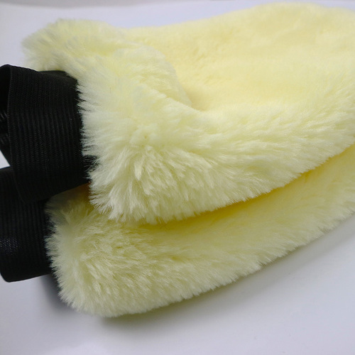 Car wash gloves woolen velvet car waxing thickened double-sided gloves car cleaning tools chenille gloves