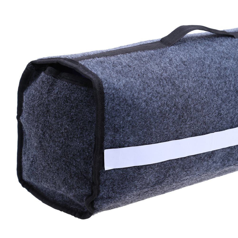 Caja de almacenamiento del maletero del coche suministros de viaje bolsa de almacenamiento multifuncional caja de almacenamiento bolsa de fieltro plegable