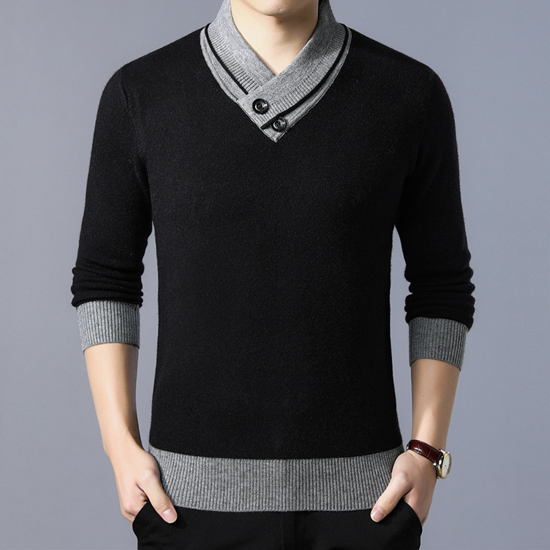 Pull homme UN COOL en Laine - Ref 3418026 Image 3