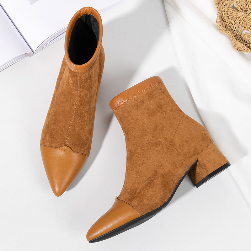 Bottes femme en Daim - Ref 3355214 Image 6