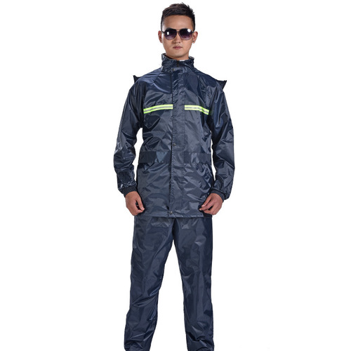 Changzhou Red Fudou raincoat split suit reflective men's and women's adult riding motorcycle double-layer raincoat and rain pants suit