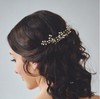 Chinese hairpin for bride handmade, crystal, hair accessory, wedding dress, European style, gold and silver