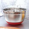 Basod stainless steel egg bowl, stewed silicone, beaten egg beating bowl stainless steel salad basin baked egg basin