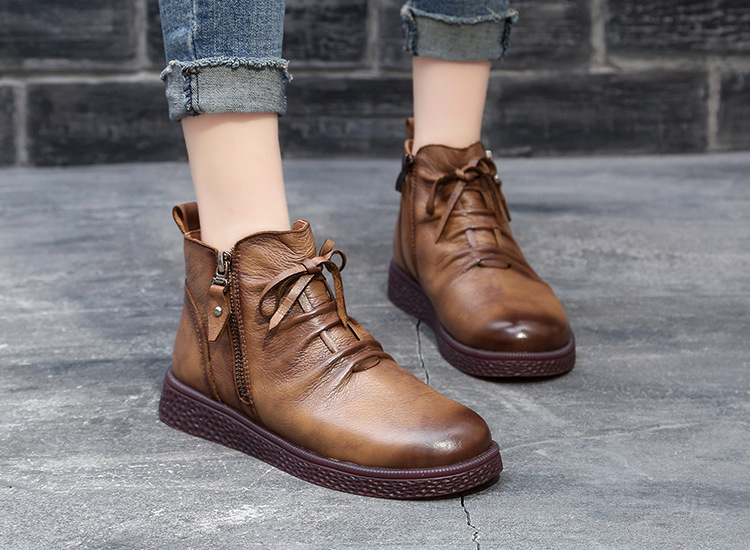 Bottes femme en En cuir - Ref 3355105 Image 14