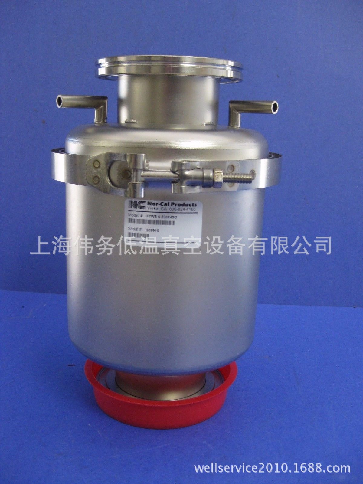 Nor-Cal Coaxial Forline Water Cooled Trap   FTWS-6-3002-ISO