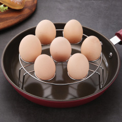 304 Stainless Steel Steam Egg Rack Kitchen Multi-functional Water Separator Steamer Basket Pressure Cooker Stand Round High Leg Egg Trivet
