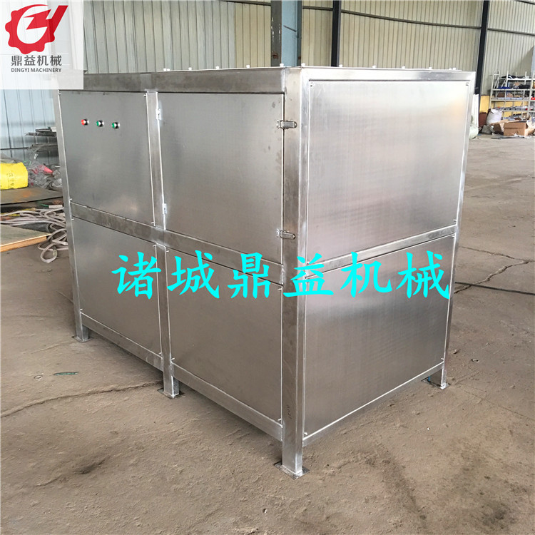 定制大产量不锈钢冻肉盘破碎机 诸城厂家供应冻盘破碎绞肉一体机