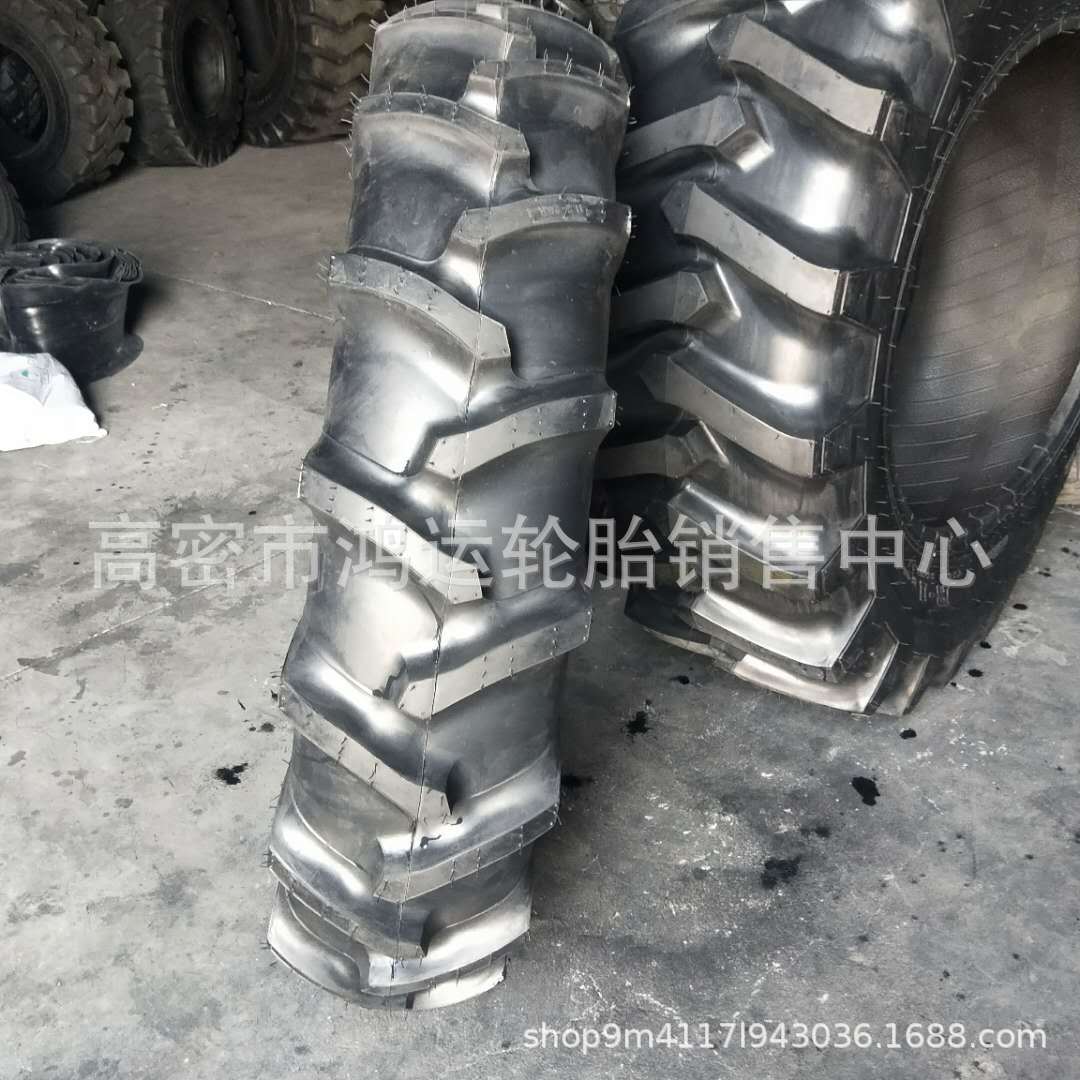 现货供应 11.2-28人字花纹农用拖拉机轮胎旱田四轮轮胎