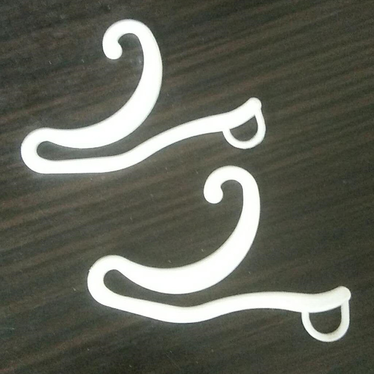 1公斤袜子挂钩塑料袜钩子白色之字钩包装辅料腰封腰钩挂勾批发