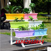 Rectangular resin, big plastic extra large flowerpot, increased thickness