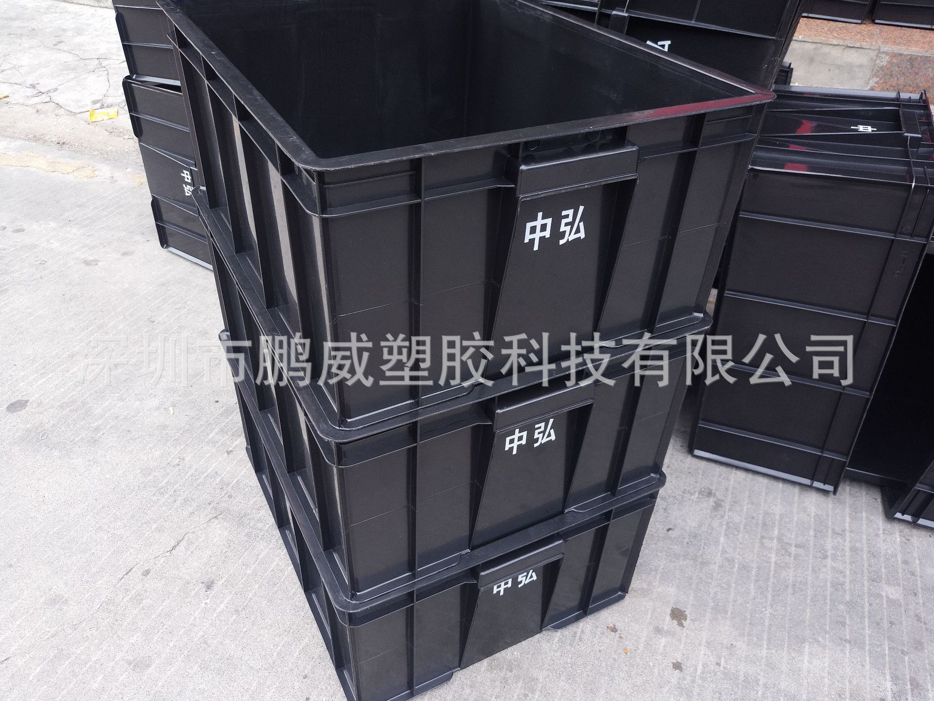 上海精密电子流水线专用防静电周转箱 480*355*170防静电5#周转箱