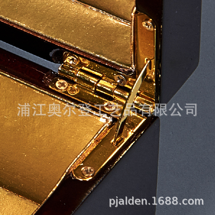 Customized essential oil wooden boxes, retro wooden box packaging boxes for bird's nest and sea cucumber, processing and customization, black matte wooden boxes, tea boxes detail image 3