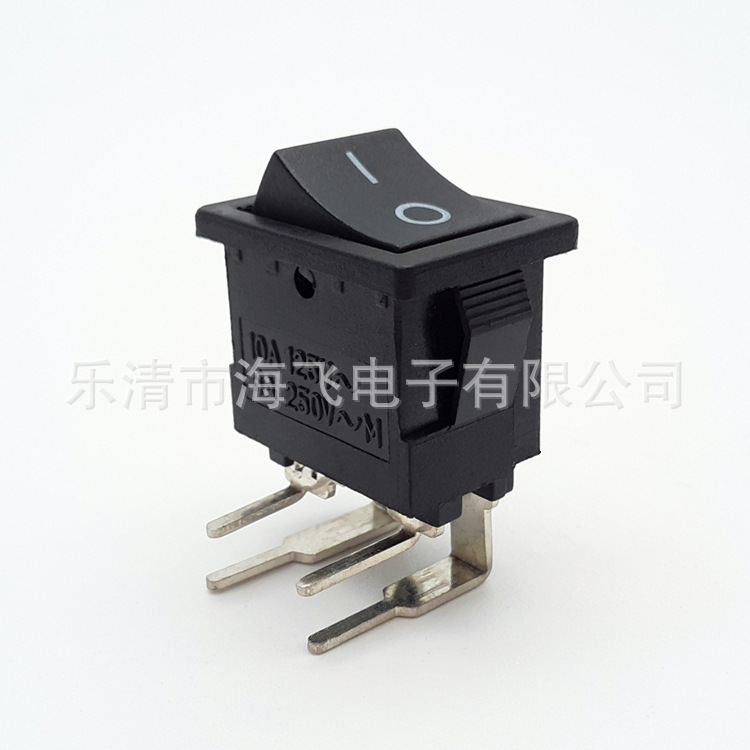 供应船型开关KCD103一032 2档4脚 弯脚船型开关 弯脚电器翘板开关